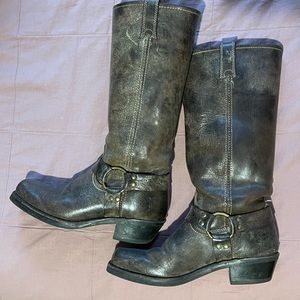 Frye Tall Harness Boots size 10.